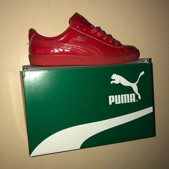 puma glossy shoes